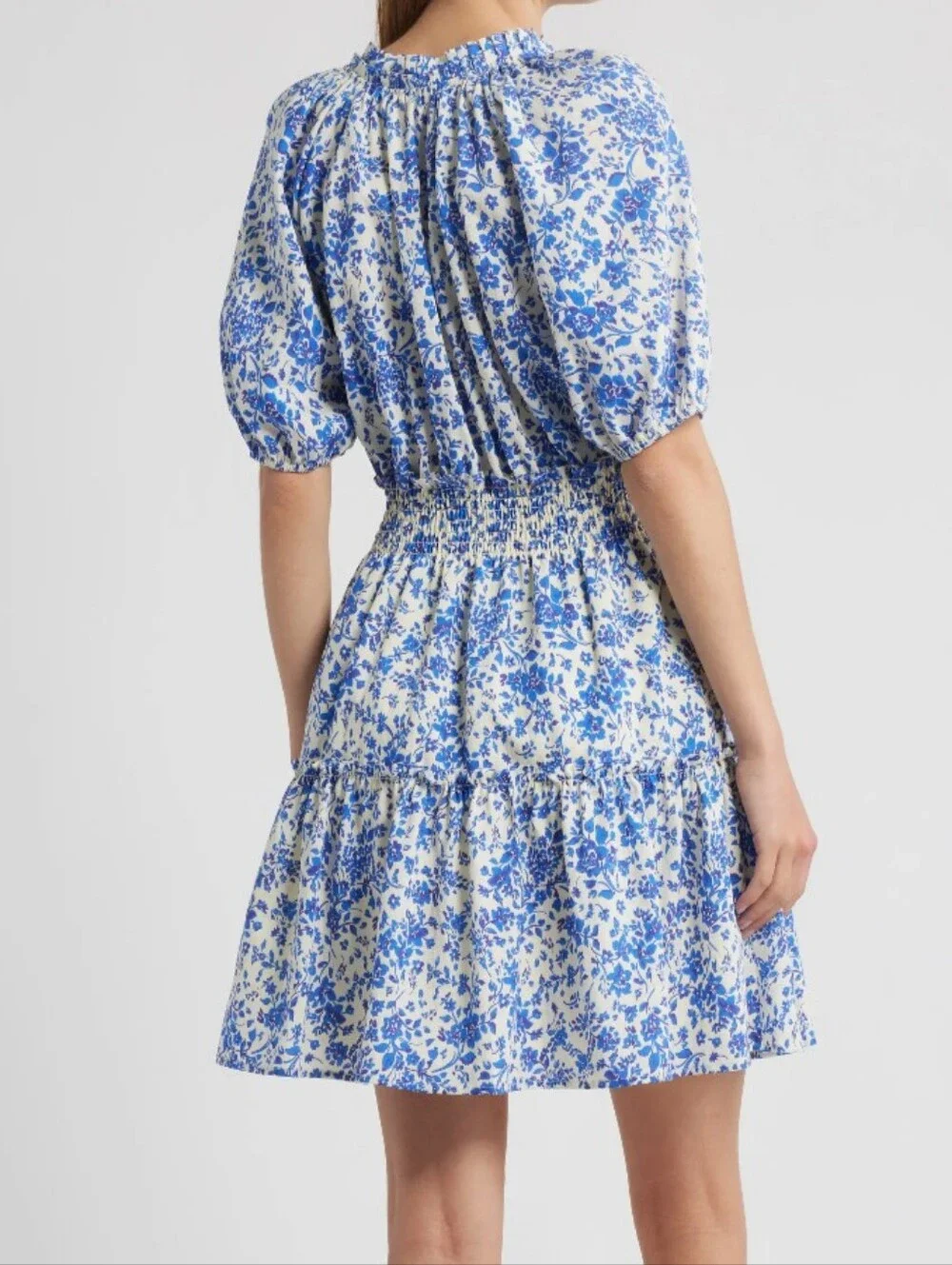 Rails Fiorella Floral Smocked Mini Dress Size XS - Picture 2 of 16